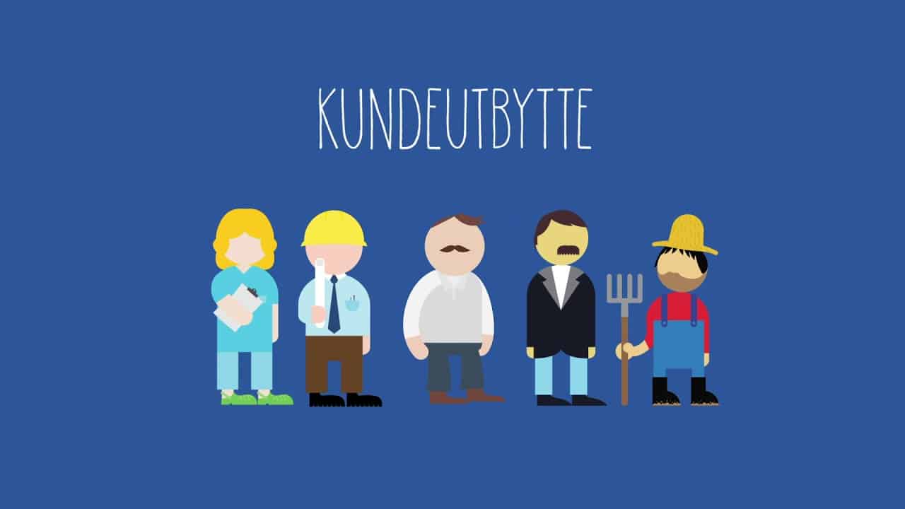 Logoillustrasjon for kundeutbytte til Gjensidige